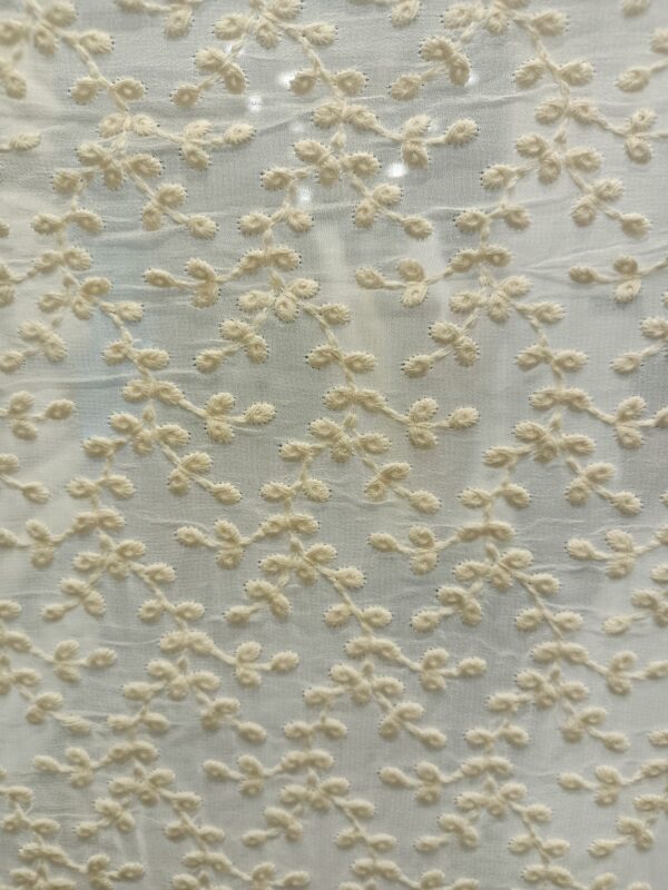 Georgette Base Designer Fabric