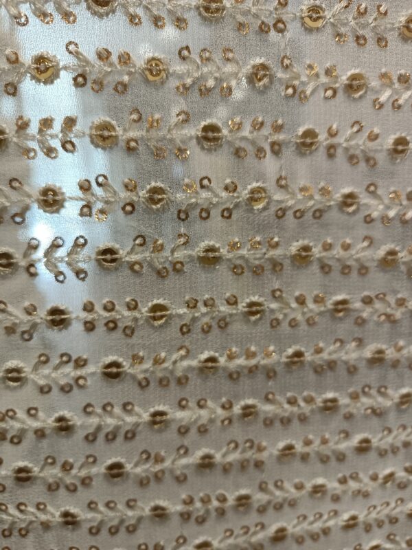 Viscose Georgette Base Designer Fabric