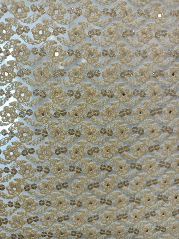 Georgette Base Designer Fabric