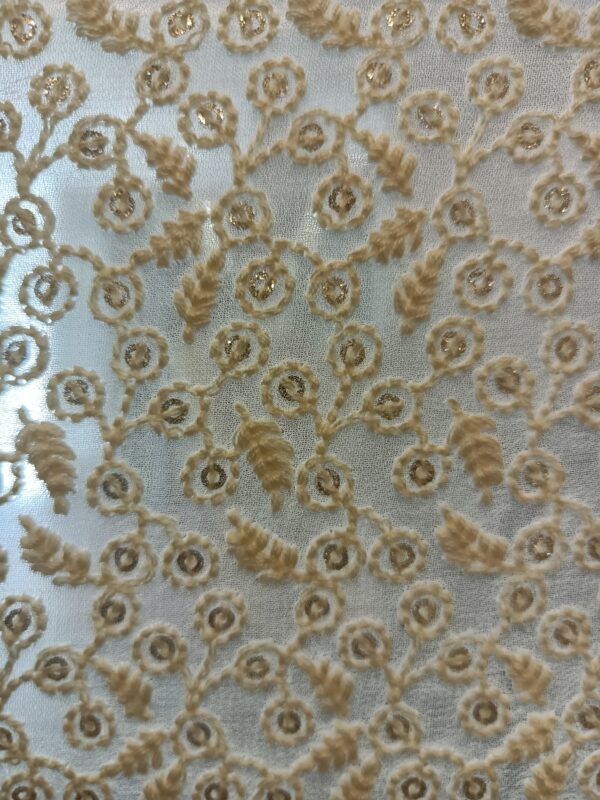 Georgette Base Designer Fabric