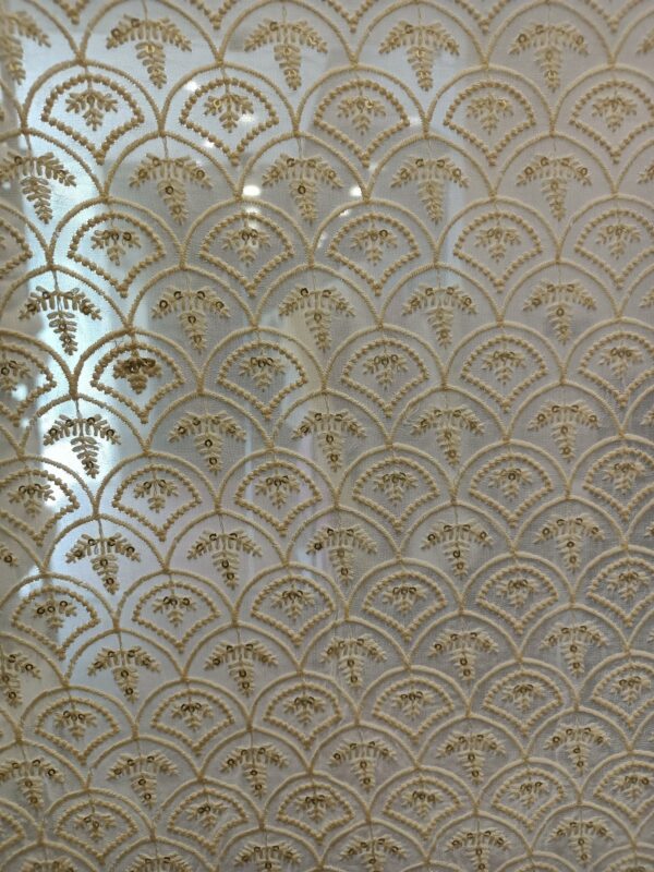 Georgette Base Designer Fabric