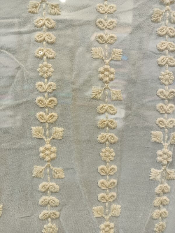 Georgette Base Designer Fabric