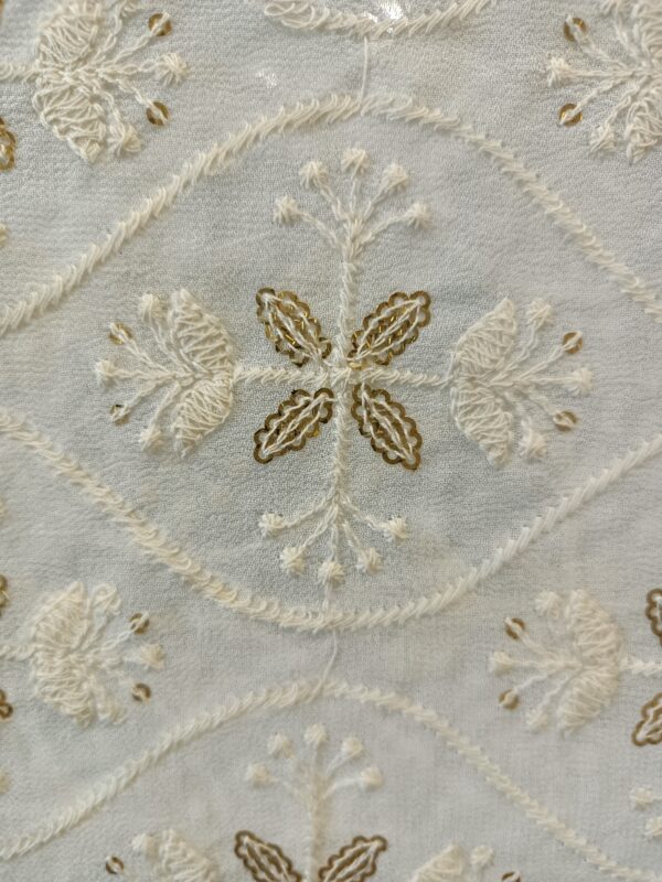 Georgette Base Designer Fabric
