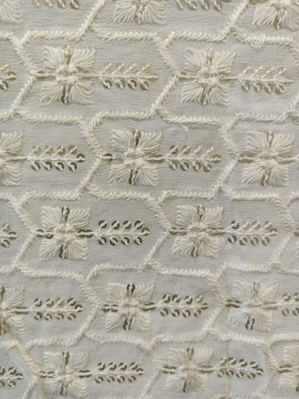 Georgette Base Designer Fabric
