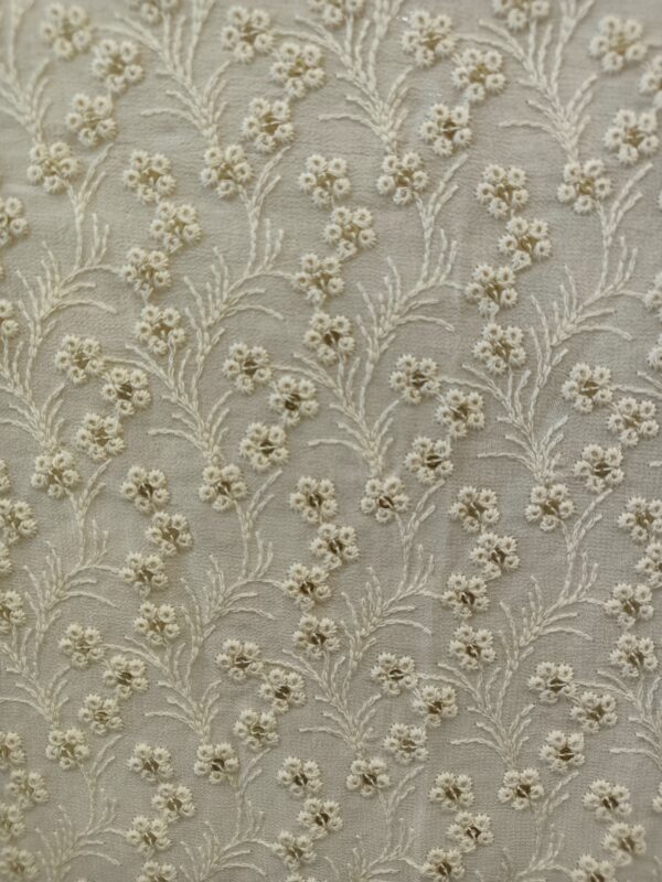 Georgette flower Designer Fabric
