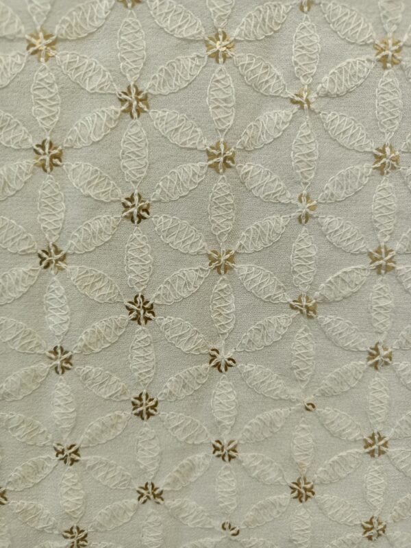Georgette Base Designer Fabric