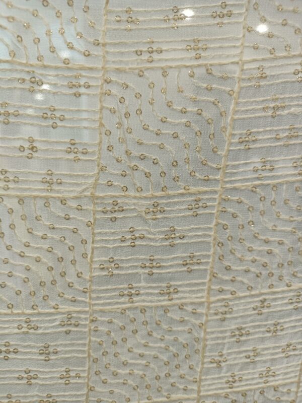 Georgette Square Designer Fabric