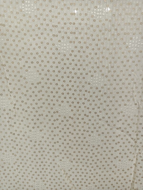 Georgette heavy sequence Designer Fabric