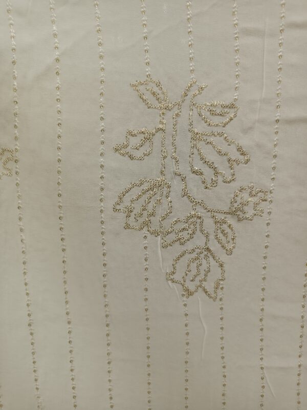 Georgette self Designer Fabric