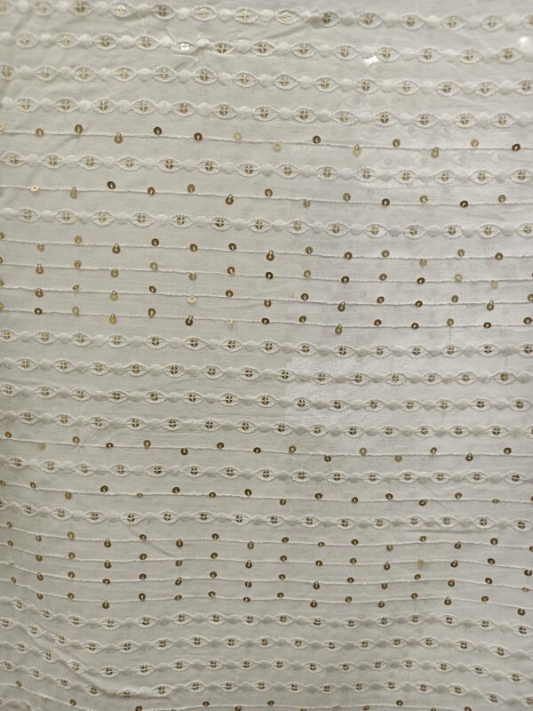 Georgette Base Designer Fabric