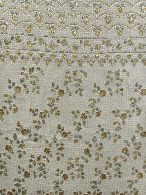 Georgette multiple sequence Designer fabric