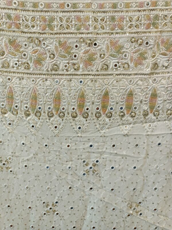 Georgette Base Designer Fabric