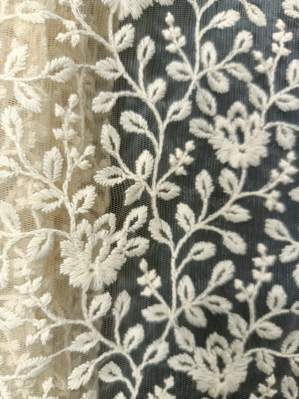 Net embroidery Designer Fabric