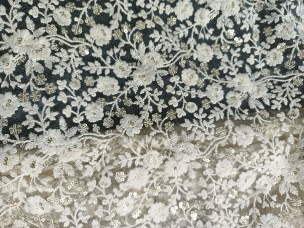Net embroidery Designer Fabric