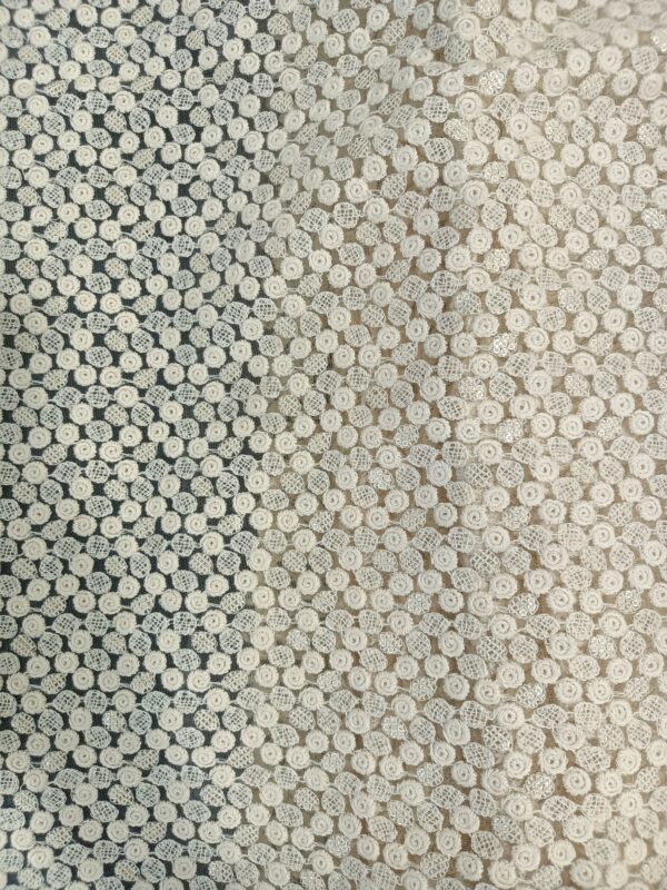 Net Embroidery Designer Fabric